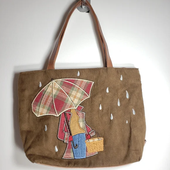 Longaberger Bags Longaberger Purse Small Tote Handbag Rainy